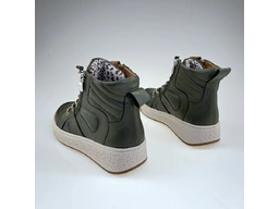 Dámske očarujúce zelené topánky G23017-50