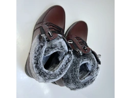 Dámske bordové člekové teplé topánky SHI432-36