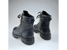Čierne dámske celé teplé topánky Z9103-00