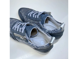 Dámske letné modré botasky D2401-10
