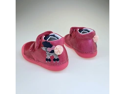 Detské tmavo ružové poločlenkové topánky DPG024-S066-41382A