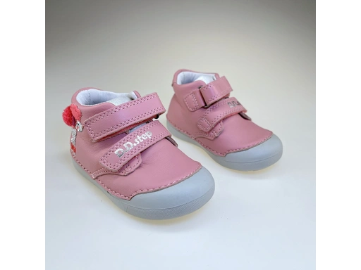 Detské ružové poločlenkové topánky DPG024-S066-41382