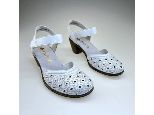 Dámske biele leté sandále 40991-80