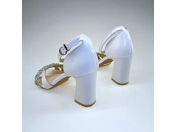 Dámske biele sandále ASP2496-10