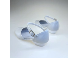 Detské elegantné strieborné sandálky KMK602-AG