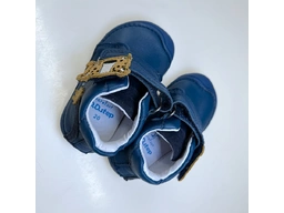 Detské barefoot modré topánky DPB024-S073-41369