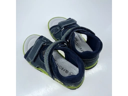 Detské modré letné sandále Delron denim