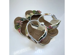 Dámske letné béžové sandále Facyo80-15