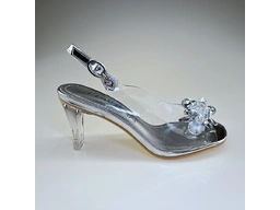 Dámske originálne strieborné sandále Mira01