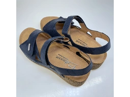 Dámske letné modré sandálky P5-1642-90