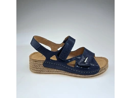 Dámske letné modré sandálky P5-1642-90
