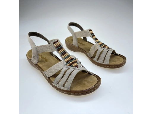 Dámske béžové sandálky 60851-62