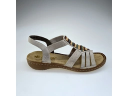 Dámske béžové sandálky 60851-62