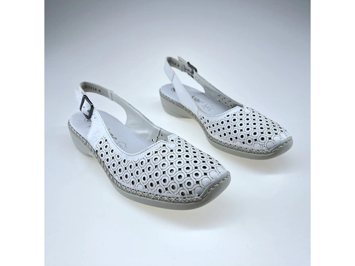 Dámske biele sandálky 41350-80