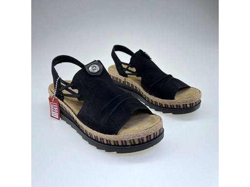 Dámske čierne sandále V7972-00