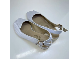 Dámske biele sandále K3474/5026OB-10