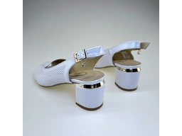 Dámske biele sandále K3474/5026OB-10