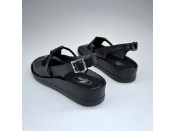 Dámske čierne sandále K3400GY/714-60