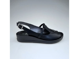 Dámske čierne sandále K3400GY/714-60
