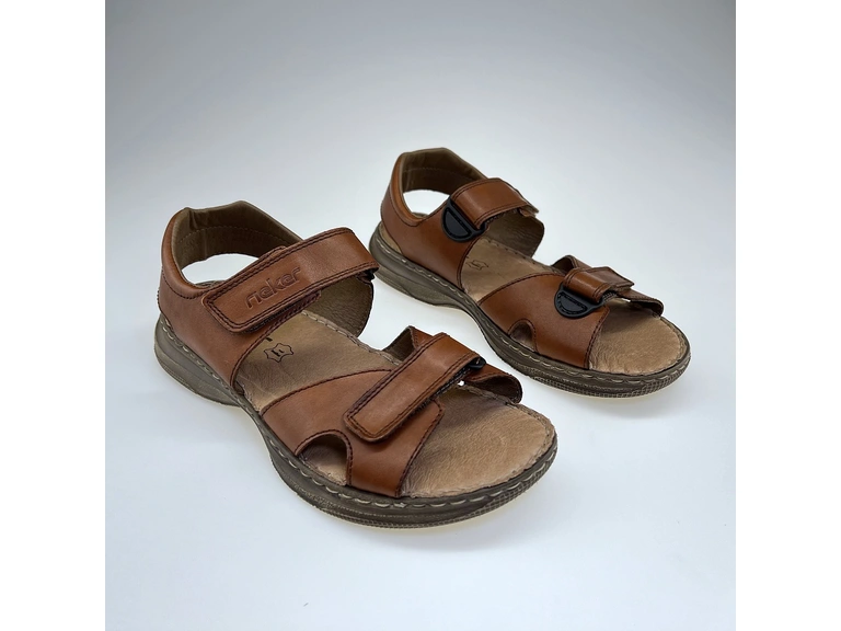 Pánske hnedé sandále 21461-24