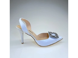 Dámske biele sandále CD7899-10