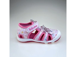 Detské pohodlné ružové sandále DSG124-G065-41329DM