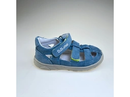 Detské barefoot pohodlné modré sandále DSB024-G077-41565A