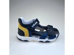 Detské pohodlné modré sandále DSB024-G064-41451