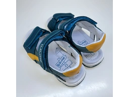 Detské zeleno-modré sandálky DSB124-G290-41189A