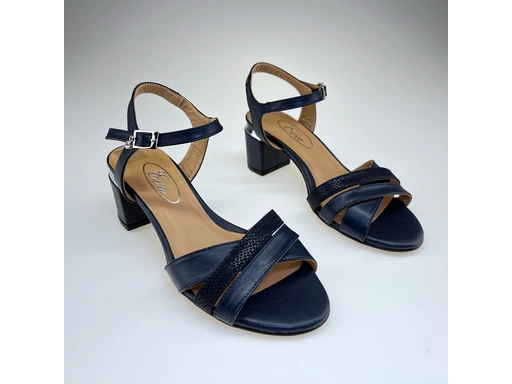 Dámske modré sandále K3486v/5026OB-90