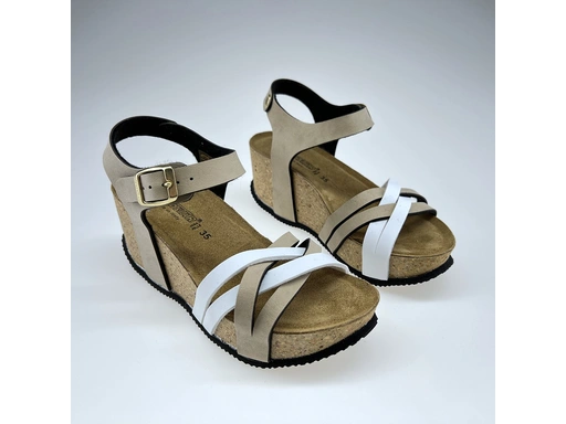 Dámske béžové sandálky Shi1450-16