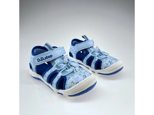 Detské svetlo modré sandálky DSB124-G065-41329B