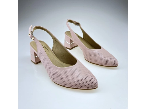 Dámske širšie ružové sandálky K3491/5031-25