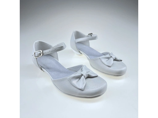 Detské bielo perleťové sandále KMK163-10P