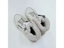 Dámske biele pohodlné teplé členkové topánky D0T77-80