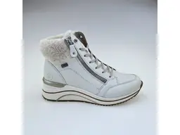 Dámske biele pohodlné teplé členkové topánky D0T77-80