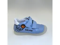 Chlapčenské  kožené modré poltopánky S049-51676AM