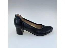 Dámske čierne kožené mäkučké lodičky K3624/5032-60O