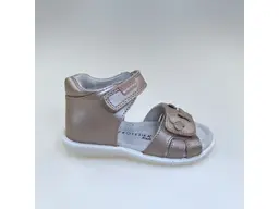 Detské kožené ružové vychádzkové sandálky Nina pink