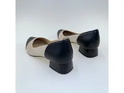 Dámske krásne pohodlné čierno-béžové lodičky K3598/2510-60/15