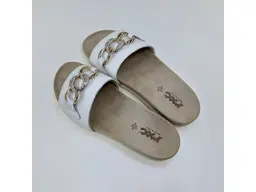 Dámske letné kožené béžové vsuvky STEP758000-14