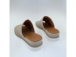 Dámske pohodlné letné béžové vsuvky P670801-15