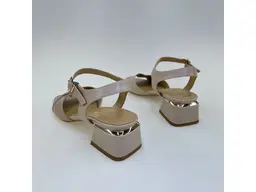 Dámske béžové kožené pohodlné sandálky K3493-16