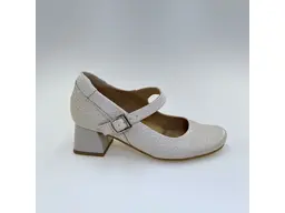 Dámske béžové kožené pohodlné lodičky K3231/4018-15