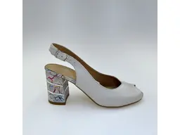 Dámske ekri kožené pohodlné sandálky K3597/7032K-14M