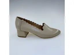 Dámske letné béžové mäkučké kožené lodičky EVA K3476/3513-15