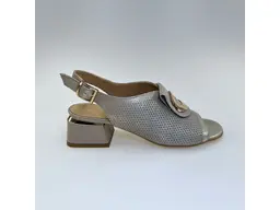 Dámske letné zlaté mäkučké sandálky K3479V/3510OB-AUM
