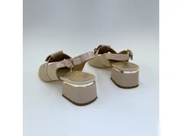 Dámske kožené pohodlné svetlo-béžové sandálky K3619/586A-15