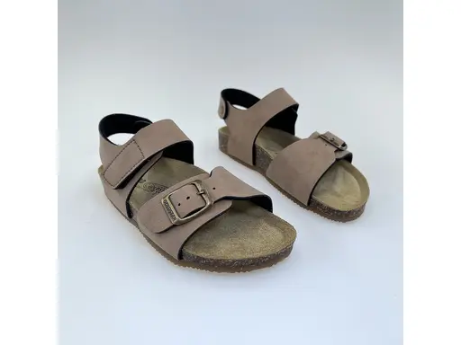 Detské koňakové pohodlné sandále SHI845V-38