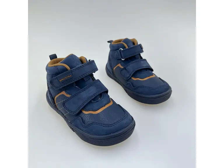 Detské pohodlné  modré celé topánky Niklas denim